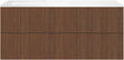 SOUS MEUBLE COFFEE 4 TIROIRS 140 NOYER SMARTLINE+LAVABO GAUCHE EN MARBRE SYNTHETIQUE BLANC MAT