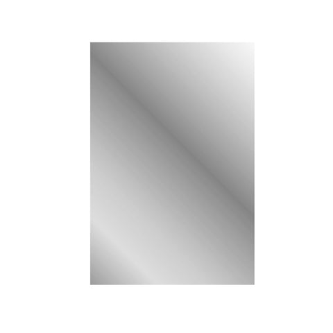 BELVIT Wesalia toiletspiegel 60x40 cm noten met kader badkamerspiegel, spiegels — SKU MB-27597-31130, EAN 5404029124658
