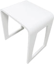 Douchekruk stool xonyx Solid wit 40X30X43H new