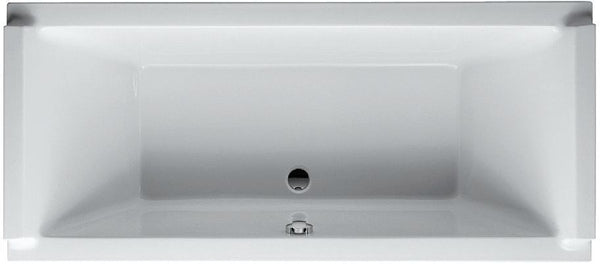 BAD ACRYL STARCK DURAVIT ZONDER POTEN 180-80CM WIT