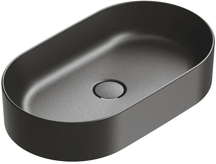 OPBOUWLAVABO ZERO CATALANO CATAGLAZE+ 60X35 H12 ZONDER OVERLOOP MAT ZWART