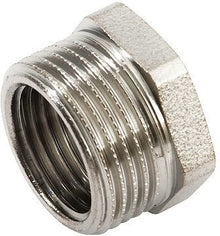 Chroom GK draad reductie 1/2"M-3/8"F