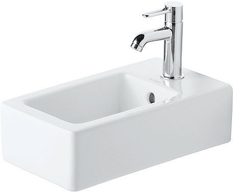 Handenwasser vero Duravit 25-45CM +kraangat wit