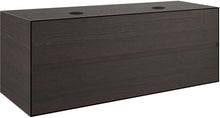 SOUS MEUBLE 2 TIROIRS+ TABLET POUR 2 LAVABOS A POSER TENSO 140CM SANS TROUS ROBINETS WENGE