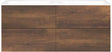 SOUS MEUBLE COFFEE 4 TIROIRS 140 DUO CHENE DECOR ROUILLE+DOUBLE LAVABO PORCEL.SNS TROU ROBINET BLANC