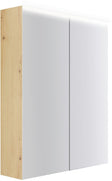 Spiegelkast COFFEE 2 deuren 600MM 4250K eiken Decor urban