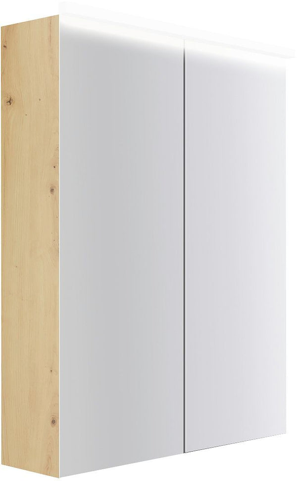 Spiegelkast COFFEE 2 deuren 600MM 4250K eiken Decor urban