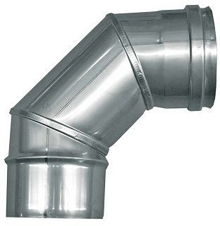 COUDE INOX REZNOR 87° DIAM. 130MM