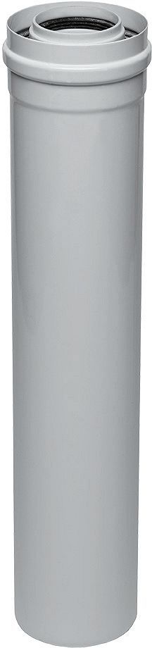 Uniflow concentrische buis 60/100MM 2000MM alu/pp