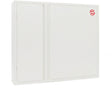 Combinatiekast C-33 met 2 deuren voor blusser en deco/noha haspel 4/4" met optie inbouw wit