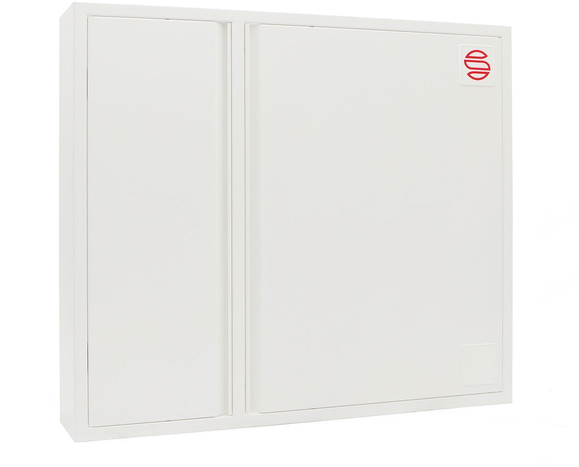 Combinatiekast C-33 met 2 deuren voor blusser en deco/noha haspel 4/4" met optie inbouw wit