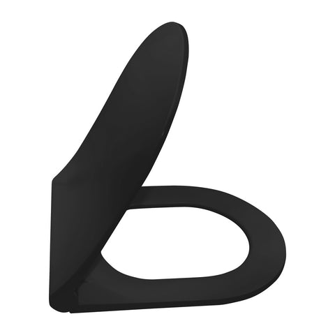 Aloni flat wc-zitting duroplast, qaloni mat zwart flat wc-zitting, quick release, softclose, wc-brillen — SKU MB-15654-19181, EAN 5404024113558