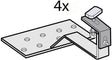 SET MONTAGE ARMURE (6P)PANNEAU REMEHA APPARENT INCLINE CARRELAGE CLASSIQUE