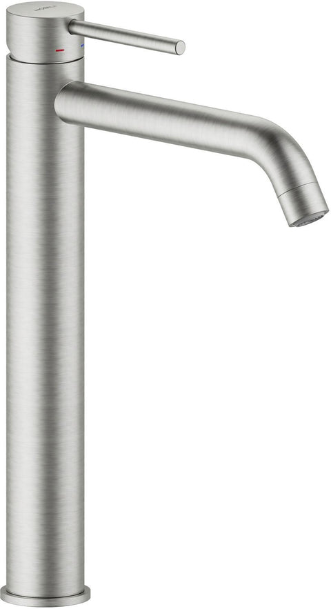 1GREEP Mengkraan lavabo live hoog +clic-clac inox
