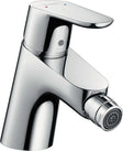 1GREEP Mengkraan bidet Focus E2 Hansgrohe automatische sluiting chroom