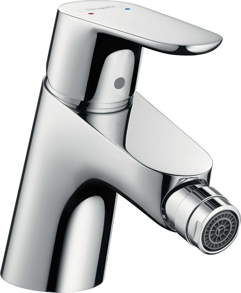 1GREEP Mengkraan bidet Focus E2 Hansgrohe automatische sluiting chroom