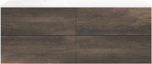 ONDERBOUW COFFEE 4 LADES 160 KASTANJE DECOR TRUFFEL+WASTAFEL LINKS MAT WIT