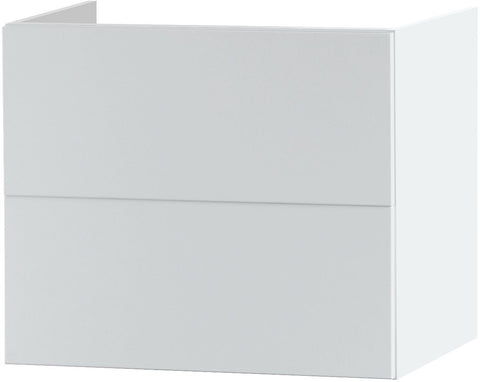 Onderkast puro 2 laden 70CM Push-Open satijn wit, badkamermeubelen — SKU DESCO-162040