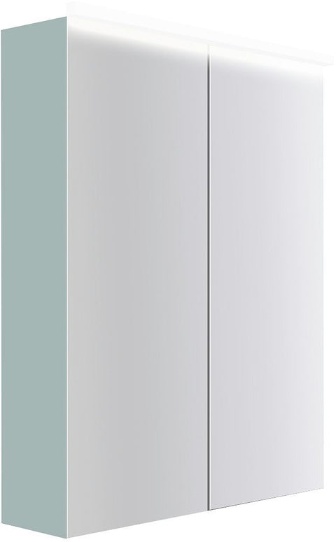 SPIEGELKAST COFFEE 2 DEUREN 600MM 4250K IJSBLAUW ZACHT MAT