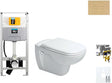WALLFIX OLI WC SUSPENDU D-CODE DURAVIT CODE SOFT-CLOSE BLINK WHITE GOLD