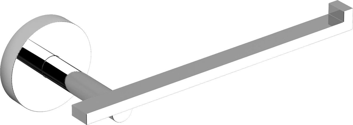 Wc papierhouder zonder klep Flat Clou chroom, sanitaire accessoires — SKU DESCO-136318