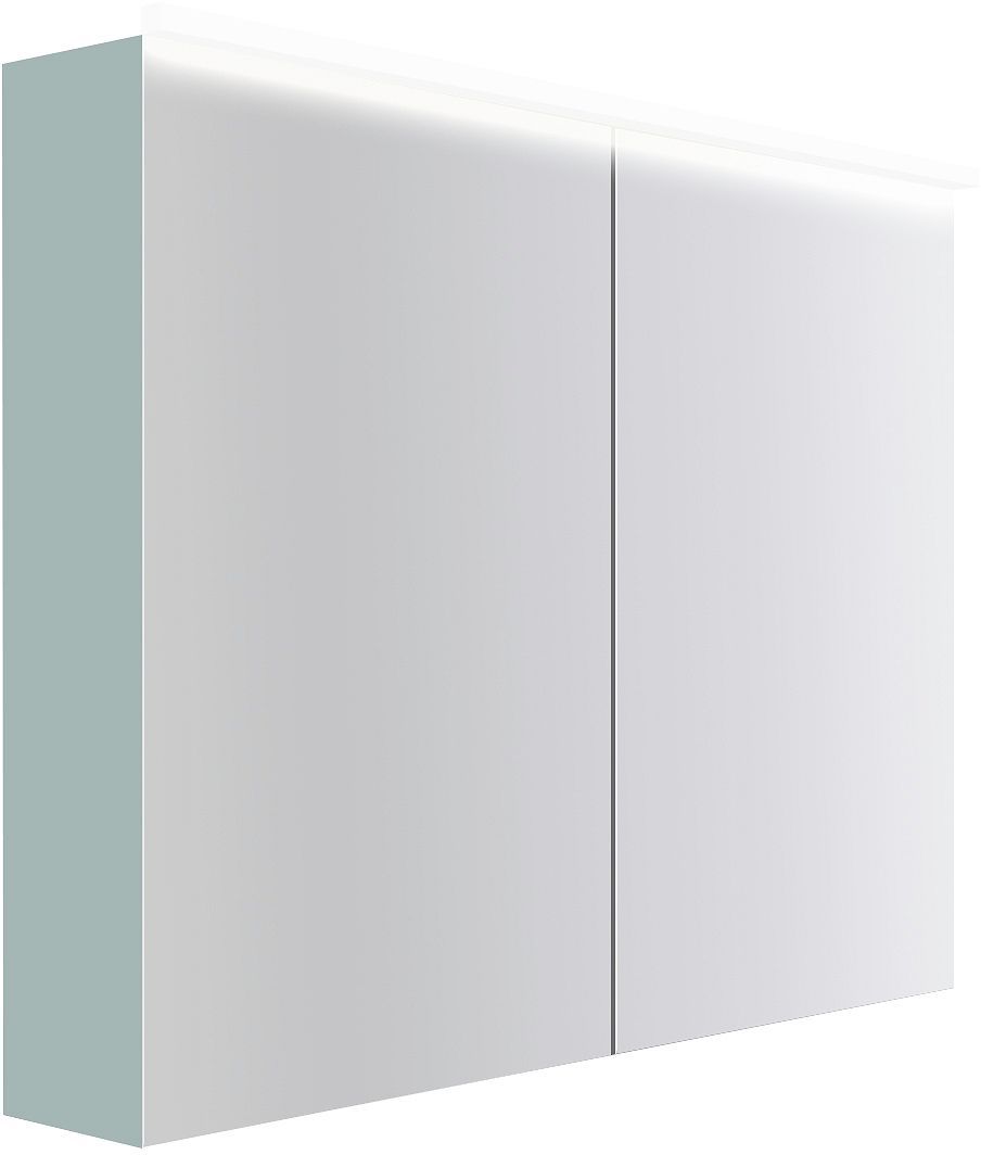 SPIEGELKAST COFFEE 2 DEUREN 1000MM 4250K IJSBLAUW ZACHT MAT