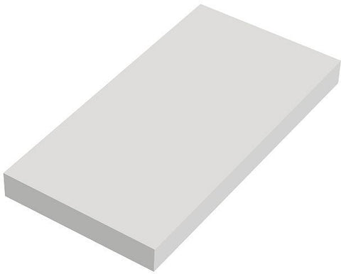 Wandtablet coffee 150x300x19mm tot 7kg fluweel grijs mat, badkamermeubelen — SKU DESCO-192674