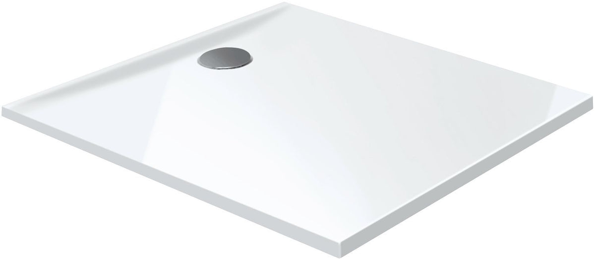 Doucheplaat newforce 90-90-3,5CM wit