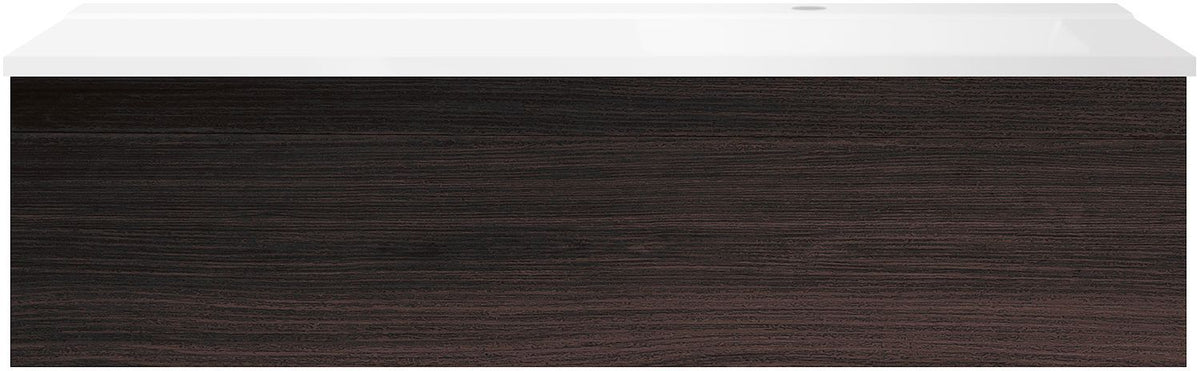 ONDERBOUW COFFEE 1 LADE 120 EIK DECOR MOKKA+WASTAFEL RECHTS MAT WIT