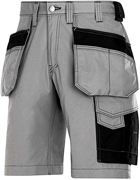 SHORT RIP-STOP SNICKERS ZWART-GRIJS M60