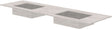 Tablet Keramisch MARMER puro dubbele lavabo S B180 H1,2 +kraangaten travertin new