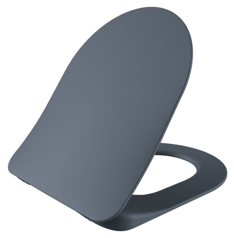 WC-zitting Duroplast (soft-close & quick release) met inox scharnieren - mat basalt, wc-brillen — SKU MB-17025-20552, EAN 8698531149798