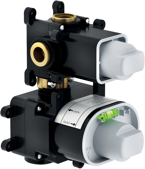 CORPS A ENCASTRE THERMOSTAT+ROBINET D'ARRET NOBILI