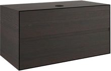 Onderbouw 2LADES+TABLET voor opbouwlavabo centraal tenso 90CM zonder kraangat wenge