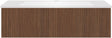 Onderbouw COFFEE 1 lade 100 notelaar Decor smartline+wastafel kunstmarmer mat wit