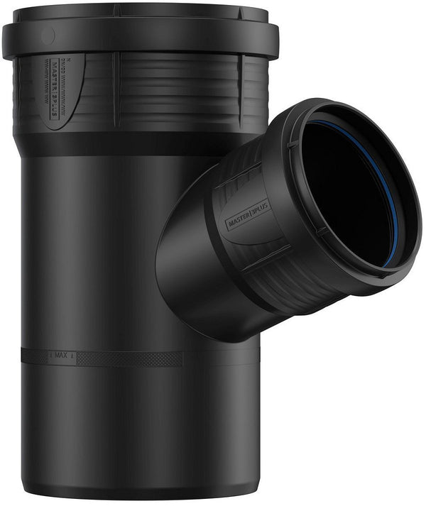 T PP 67,5°MFF 110-75MM ZWART