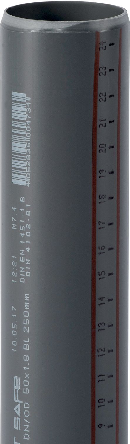 Buis 50MM 5M P lengte glad Pp HT-Safe Ostendorf