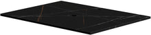 TABLET KERAMISCH MARMER PURO B70 H1,2 1AFVOERGAT/KRAANGAT BAMBOO BLACK