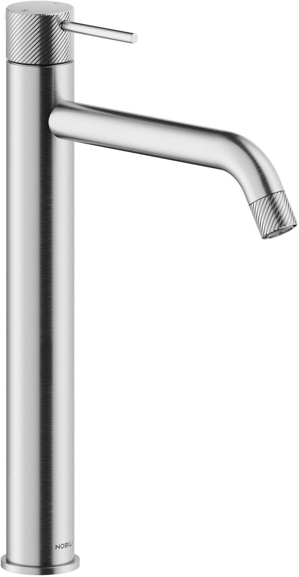 1GREEP MENGKRAAN LAVABO RESPIRO NOBILI HOOG MET CLICK CLACK INOX