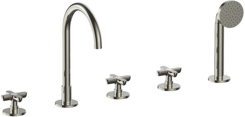 5 Gats mengkraan voor badrand icona classic fantini polished nickel pvd