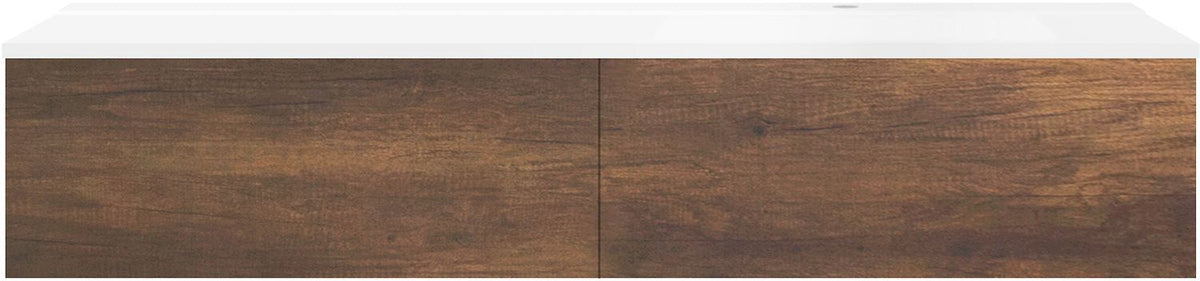 ONDERBOUW COFFEE 2 LADES 160 EIK.DEC.ROEST+WASTAFEL RECHTS MAT WIT