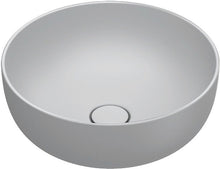 Opbouwlavabo sfera catalano cataglaze+ diameter 42 H16 zonder overloop cemento satinato