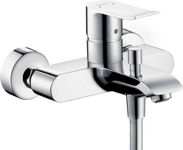 1GREEP Mengkraan bad Metris Hansgrohe naakt chroom