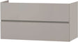 SOUS MEUBLE MOLTO 2 TIROIRS 120 POUDRE GRIS