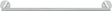 Vaste droger hold o(n) 60CM chroom