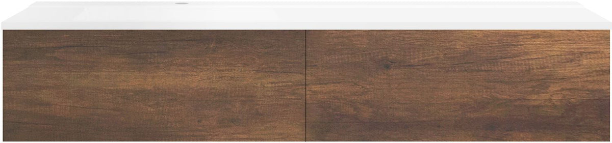 ONDERBOUW COFFEE 2 LADES 160 EIK.DEC.ROEST+WASTAFEL LINKS MAT WIT