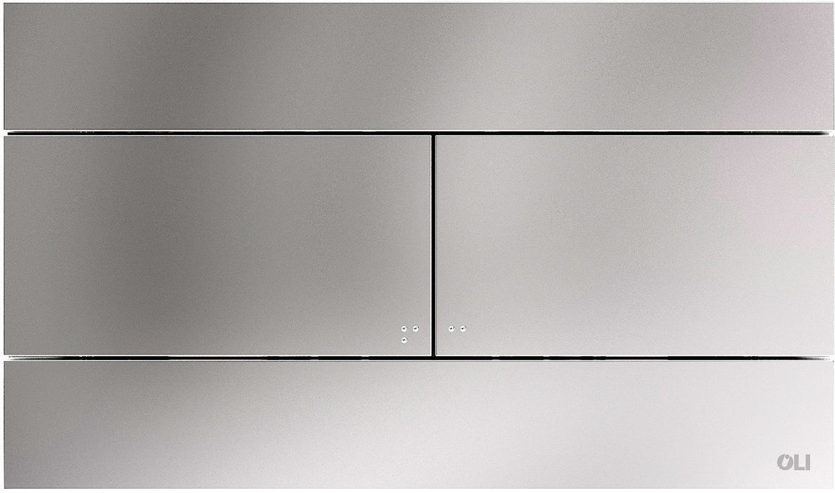Duwplaat 2-TOETS slim oli inox