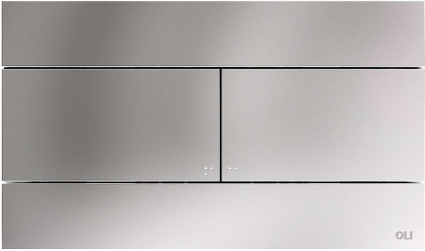 Duwplaat 2-TOETS slim oli inox