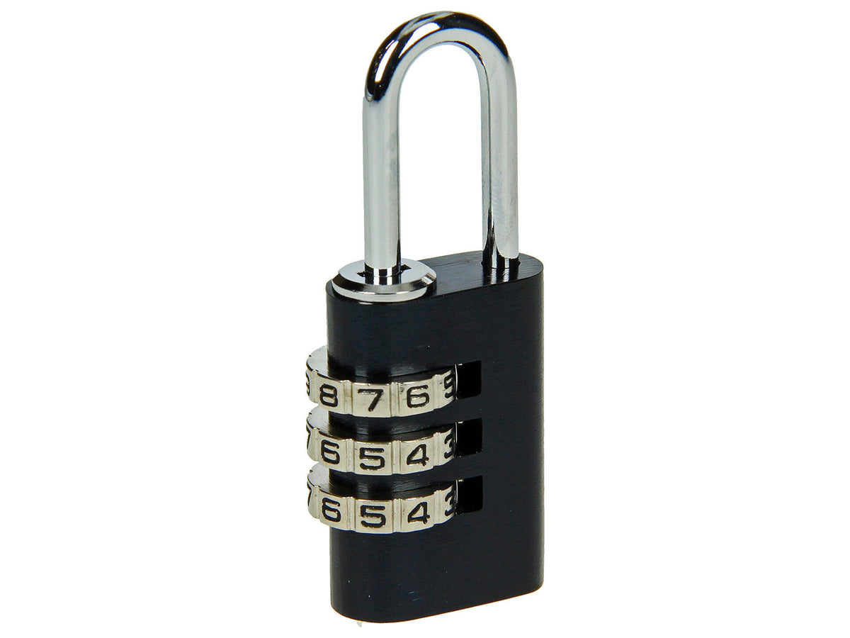 Yale cijferhangslot 20mm zwart