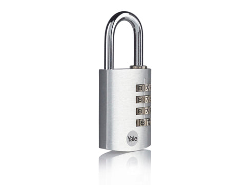 Yale cijferhangslot 38mm zilver